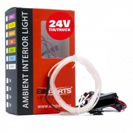 LED svÄtlovodnĂ˝ pĂĄsek 1m (bĂ­lĂ˝) 24V